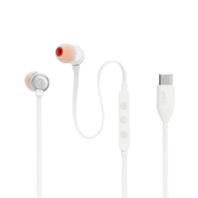 JBL Tune 310C Type-C vezetékes fülhallgató, Fehér