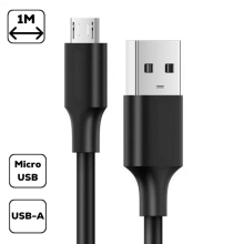 Cellect USB-micro usb adatkábel, 1m, fekete