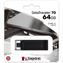 Kingston 64 GB Data Traveler 70 USB-C 3.2, pendriv