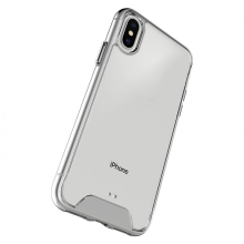 Ütésálló szilikon hátlap, iPhone 14 Plus, Átlátszó