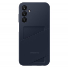 Samsung A25 5G kártyatartós hátlap, Kék-Fekete