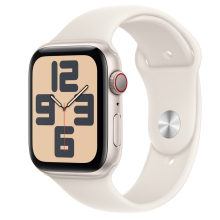 Apple Watch SE2 v3 Cellular 44mm csillagfény alutok, sport M/L
