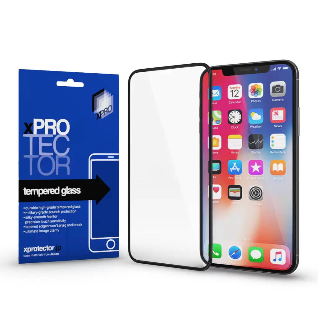 XPRO™ Tempered Glass 0.33 Full 3D Black kijelzővédő üveg / üvegfólia Samsung Note 10 Lite készülékhez