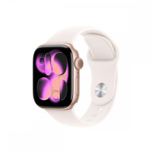 Apple Watch S11 GPS 42mm arany alutok, rózsaszín sport M/L