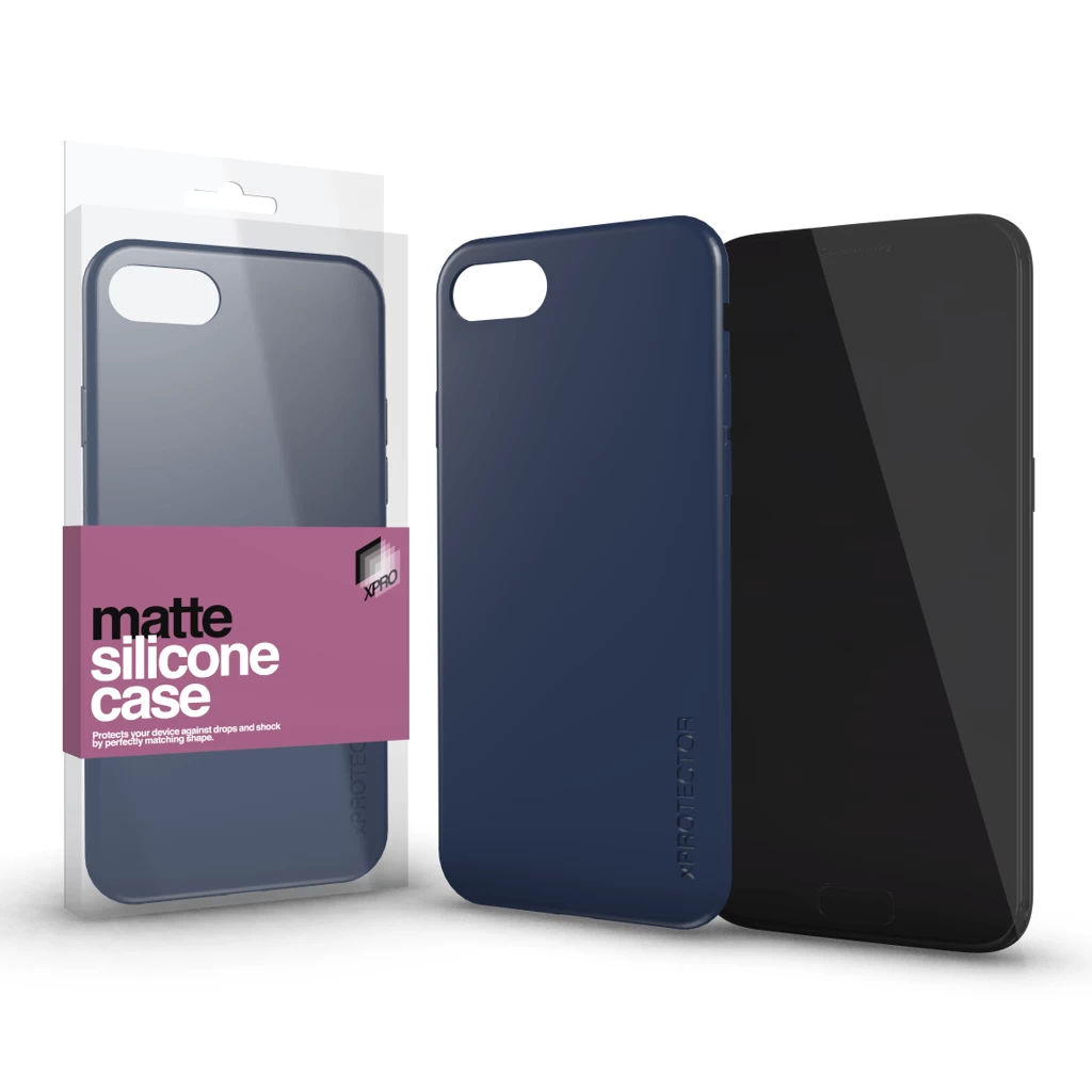 XPRO™ Szilikon matte tok ultravékony kék Apple iPhone 16 készülékhez