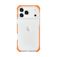 iPhone 17 Pro Max ütésálló szilikon hátlap, Narancs