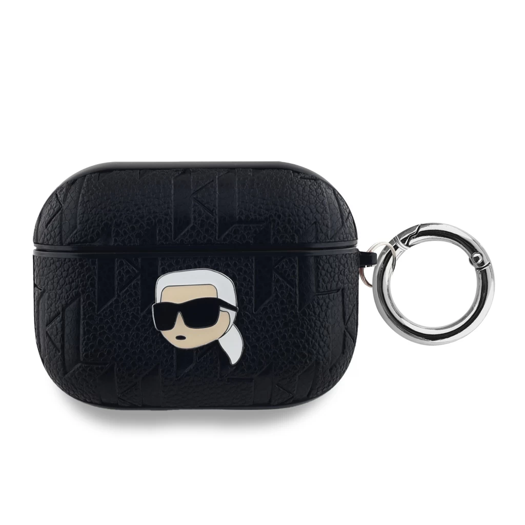 Karl Lagerfeld tok fekete KLAPPGKIPK Apple Airpods Pro készülékhez