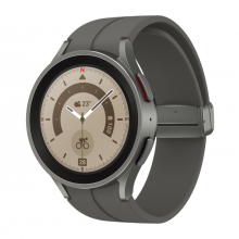 Samsung Watch5 Pro (45mm e-sim) okosóra,Titánium szürke