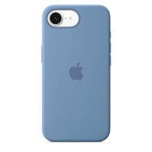 Apple iPhone 16e szilikon hátlap, kék