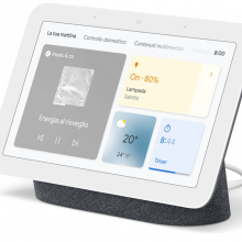Google Nest HUB 2 okos otthon központ, fekete