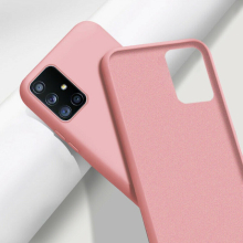 Realme 8 vékony szilikon hátlap, pink