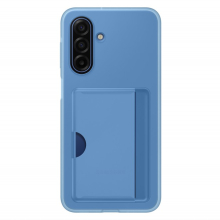 Samsung A17 kártyatartós hátlap, Kék