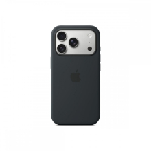 Apple iPhone 17 Pro MagSafe-rögzítésű fekete  szilikontok
