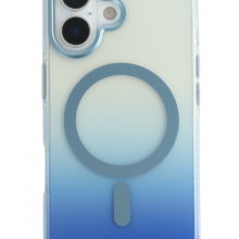 iPhone 17 mágneses tok, Kék-átlátszó