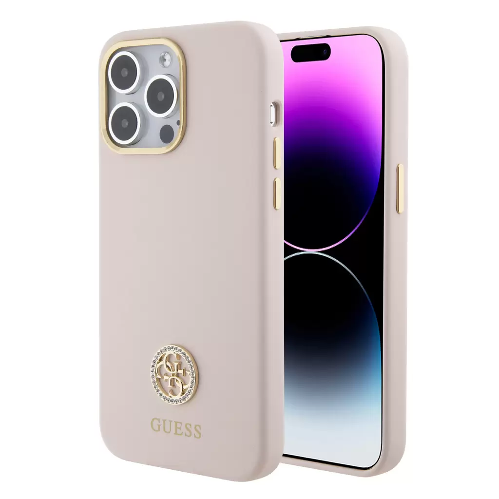 Guess tok Pink Apple Iphone 15 Pro Max készülékhez GUHCP15XM4DGPP