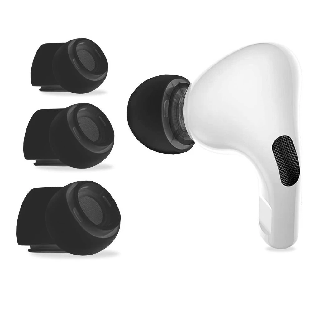 Tech-Protect Ear Tip Fülpárna 3db Apple AirPods Pro 1 / 2 készülékhez Fekete