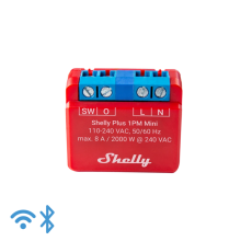 Shelly PLUS 1PM mini egy áramkörös WiFi-s okosrelé, 8A