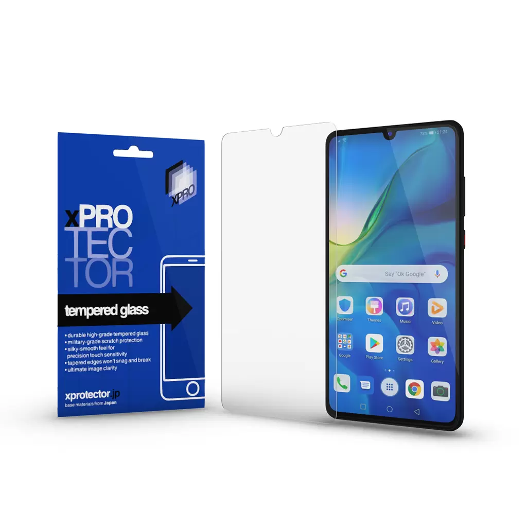 XPRO™ Tempered Glass 0.33mm kijelzővédő üveg / üvegfólia Huawei P30 készülékhez