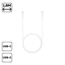 Samsung Type C-to Type C kábel 1.8 m, 5A, Fehér