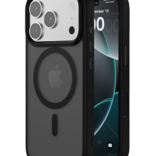 iPhone 17 Pro mágneses prémium matt tok, Fekete