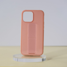 iPhone 14 TPU+PC gumírozott kitámaszt. tok,Pink