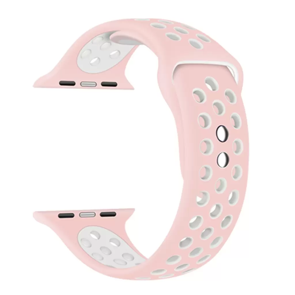 XPRO™ Apple Watch lélegző sport szíj Pink / Fehér 42mm/44mm/45mm