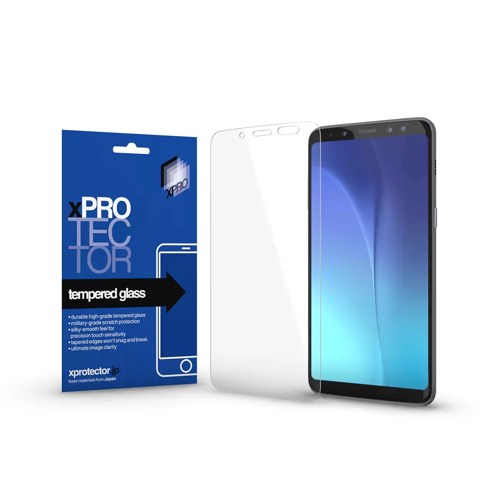 XPRO™ Tempered Glass 0.33mm kijelzővédő üveg / üvegfólia Samsung Galaxy A8 2018 készülékhez