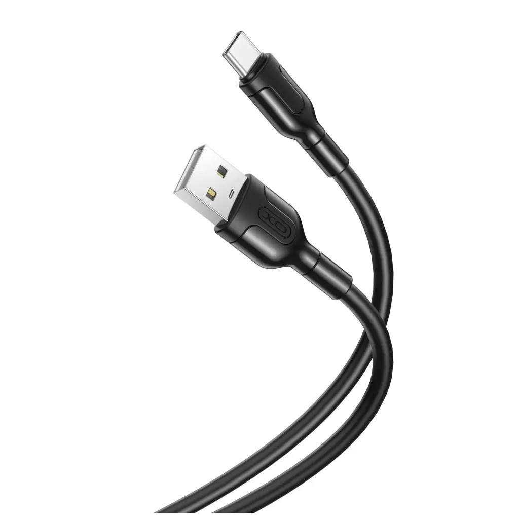 XO NB212 kábel USB-A / USB-C 1M 2.1A Fekete