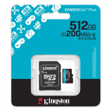 Kingston 512GB Canvas Go! Plus Gen4 UHS-1 C10 U3 V30 A2