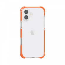 iPhone 17 ütésálló szilikon hátlap, Narancs