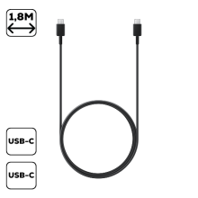 Samsung Type C-to Type C kábel 1.8 m, 5A, Fekete