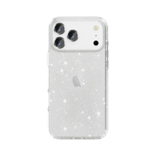 Iphone 17 Pro csillámos szilikon telefontok, Átlátszó