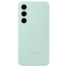 Samsung S24 FE szilikon védőtok, Menta