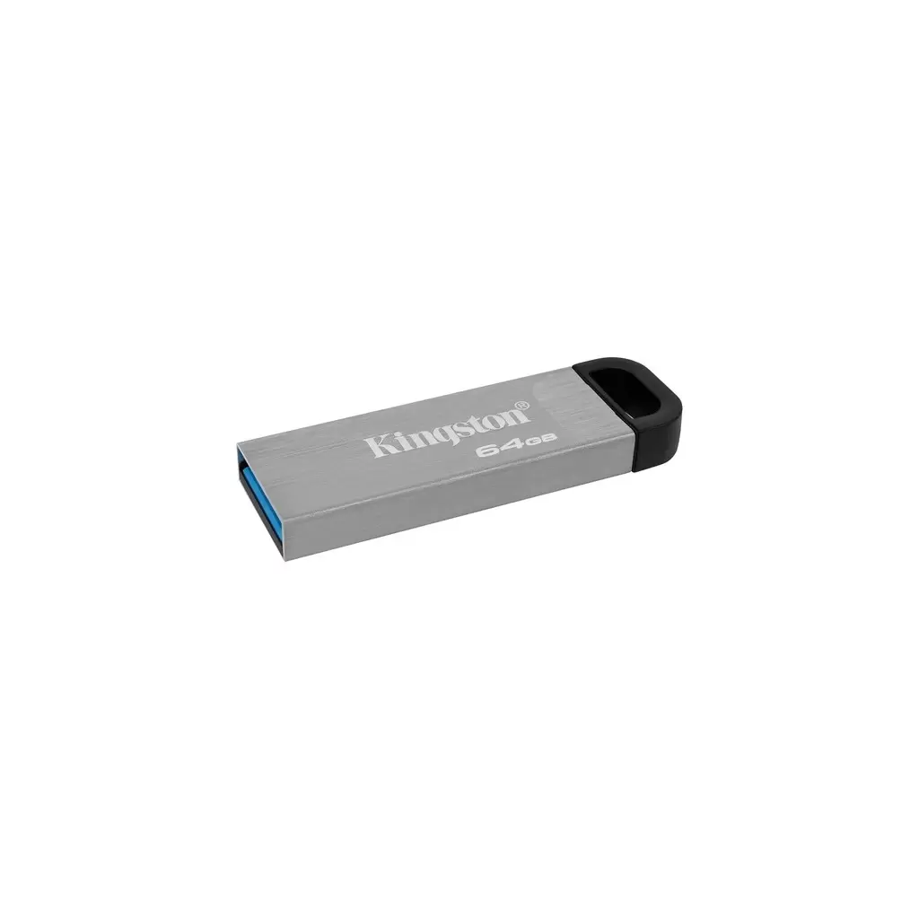 Kingston DataTraveler Kyson DTKN 64 GB USB 3.2 (Gen 1) Type A Flash Drive - Silver - 200 MB/s Olvasási sebesség - Pendrive