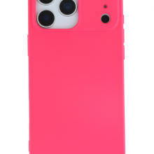 Premium szilikon tok, iPhone 17 Pro, Magenta
