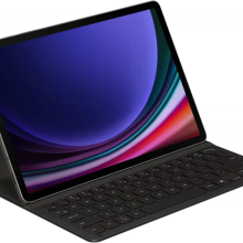 Samsung Tab S9/S9 FE vékony billentyűzetes tok,Fekete