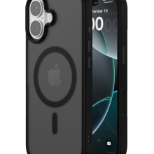 iPhone 17 mágneses prémium matt tok, Fekete