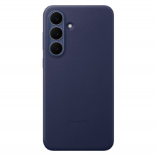 Samsung Galaxy S25 FE bőr hátlap, sötét kék