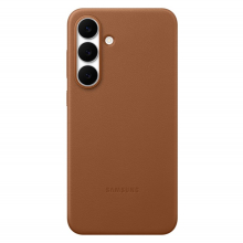 Samsung Galaxy S25 FE bőr hátlap, bézs