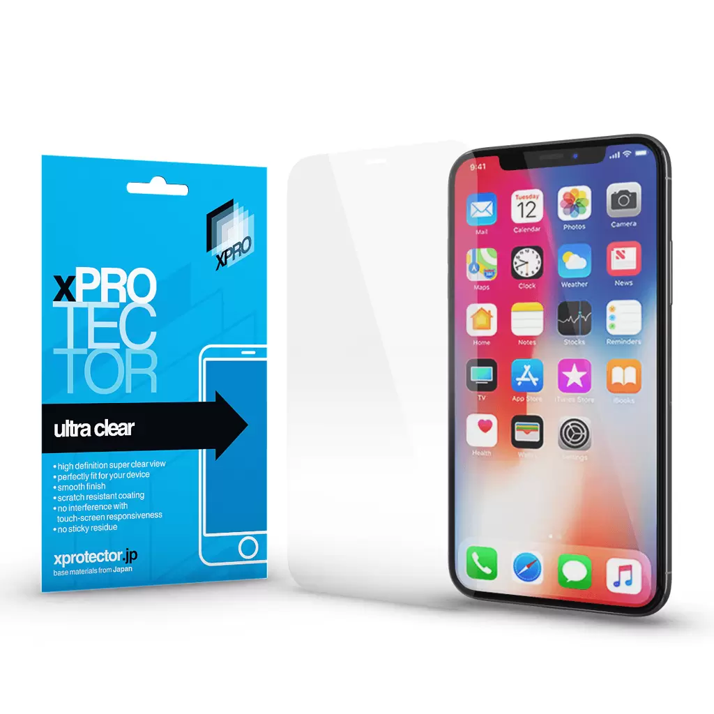 XPRO™ Ultra Clear kijelzővédő fólia Apple iPhone X / XS / 11 Pro készülékhez