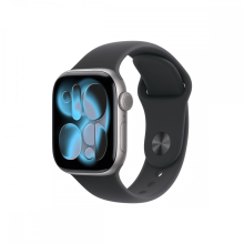 Apple Watch S11 GPS 42mm szürke alutok, fekete sport M/L