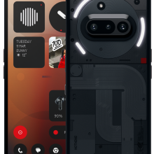 Nothing Phone (3A) fekete, 8+128 GB okostelefon