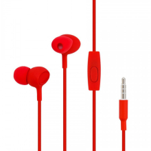 Cellect 3.5 jack sztereó headset, Piros